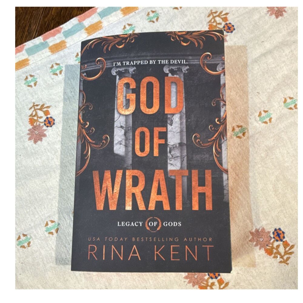 God of Wrath Bloom Books Signed First Edition Legacy of Gods Series Deluxe